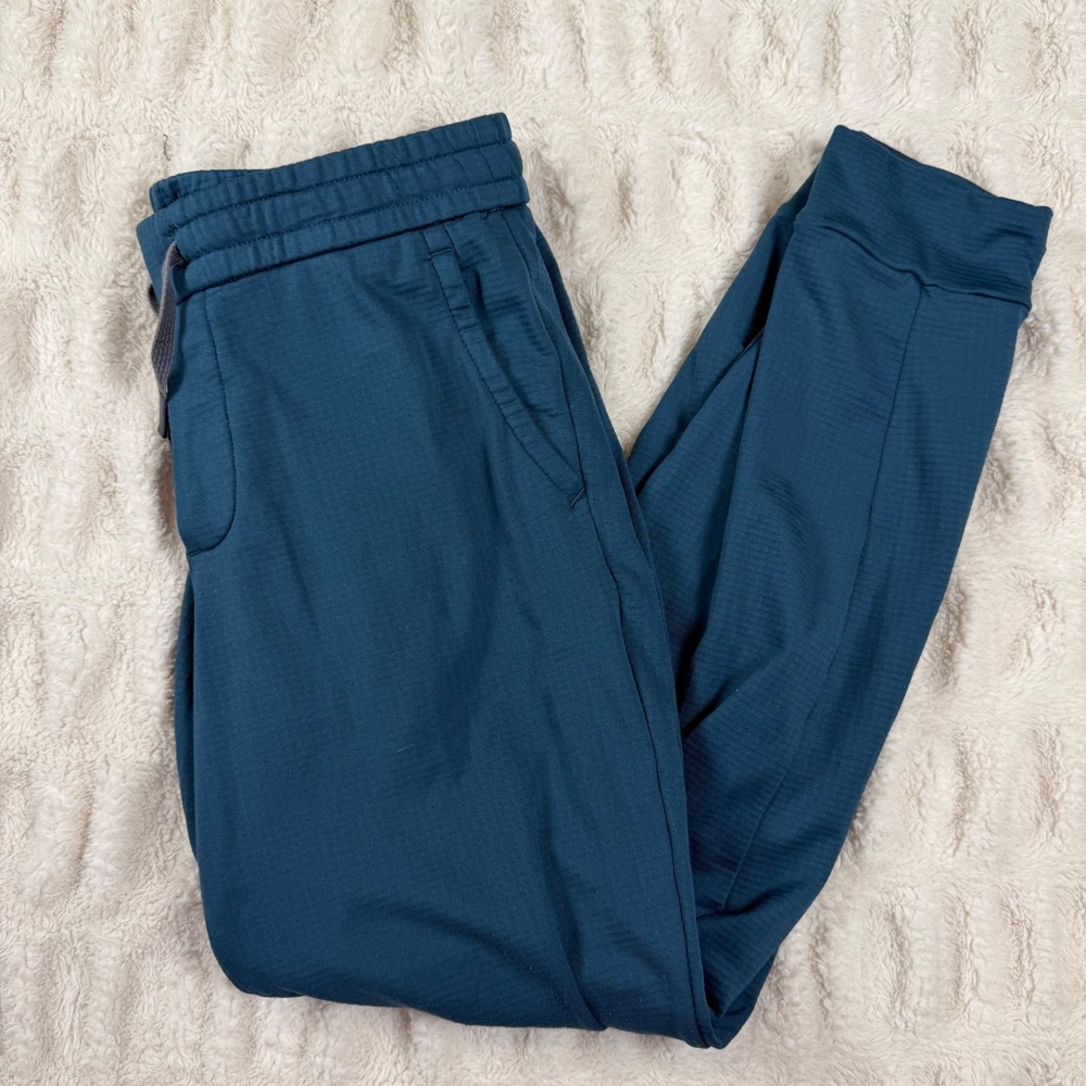 Bonobos Mens Joggers Size M Regular Dark Teal Blue Textured Active Sweatpants